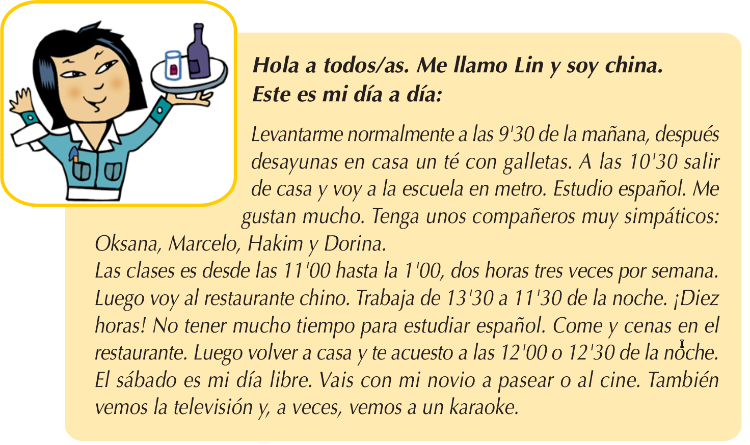 Ayuda a Lin Ayuda a Lin